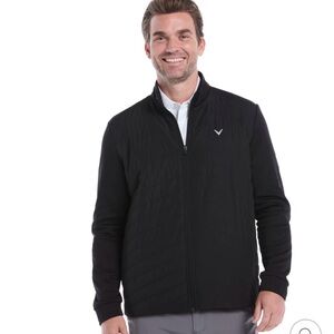 CALLAWAY Men's Quilted Puffer Full Zip Golf Jacket  NWOT Size M